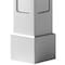 Ekena Millwork Craftsman Classic Square Non-Tapered Recessed Panel Column w/ Standard Capital & Standard Base EC0810ENMSTST - alternate 2